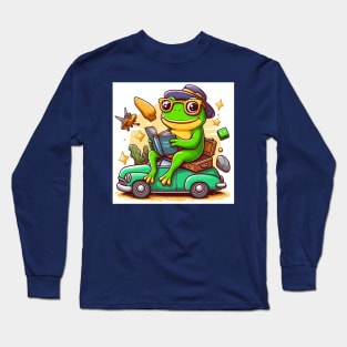 Funny frog Long Sleeve T-Shirt